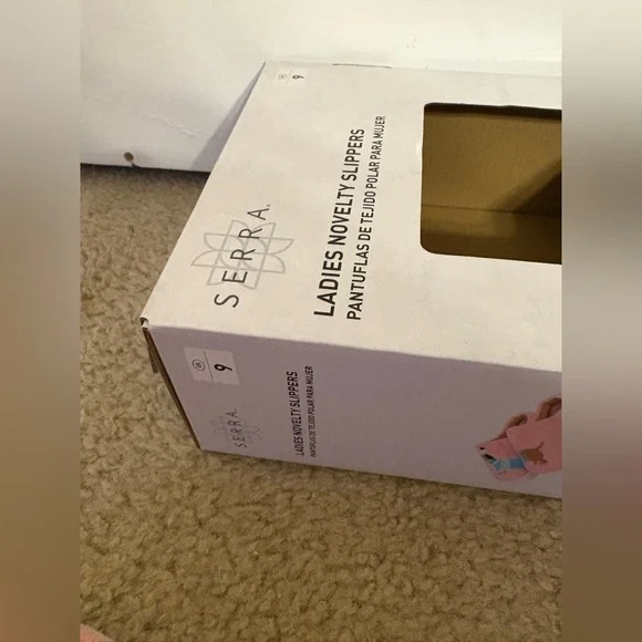 Pink Adult Slippers with Dachshund Design - Picture 3 of 3